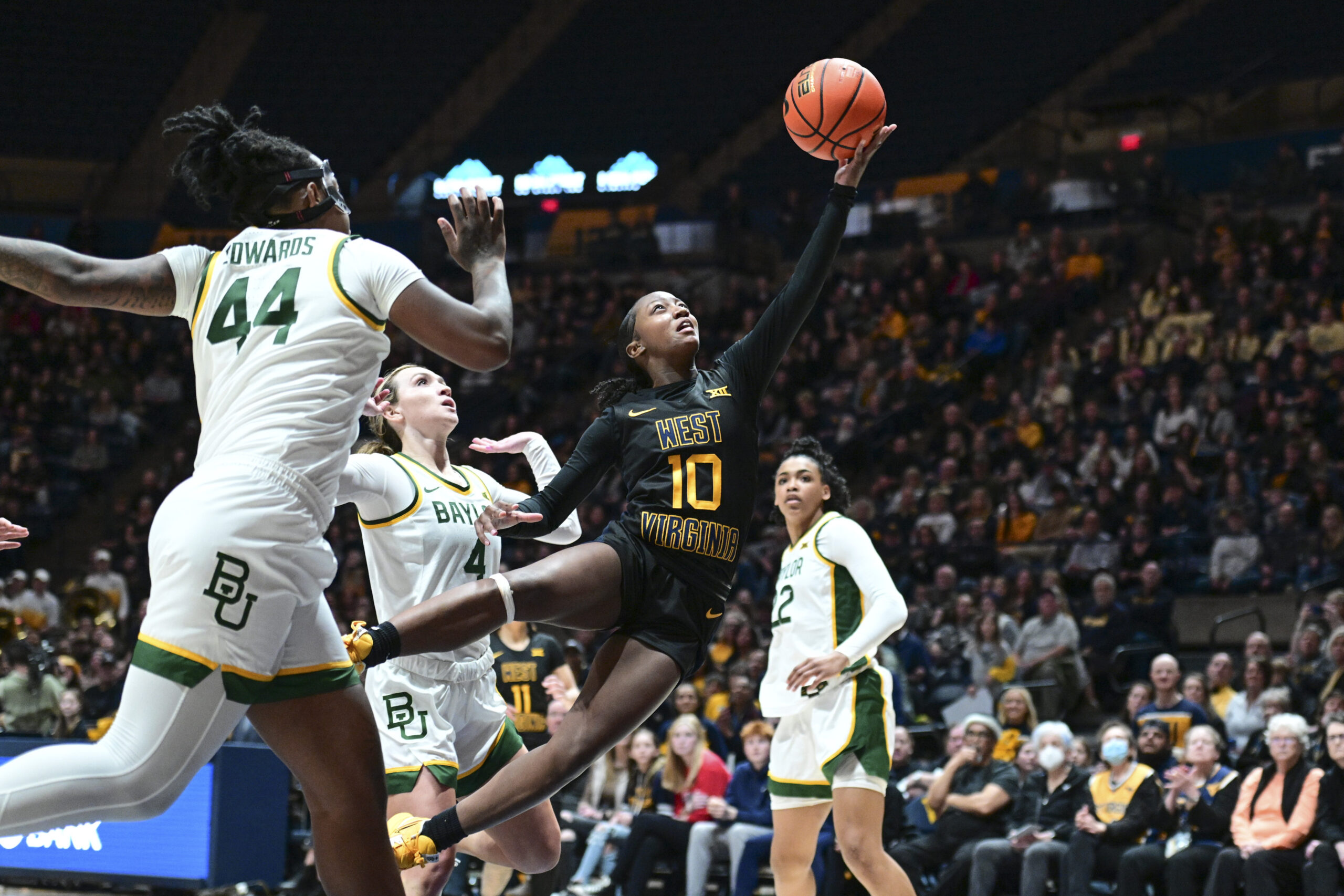 No. 24 Baylor survives career-game from J.J. Quinerly to sweep WVU with 66-65 victory